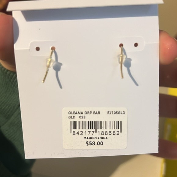 NWT Kendra Scott Oleana drop earrings - Picture 2 of 2